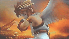 kid icarus wings angel peace out