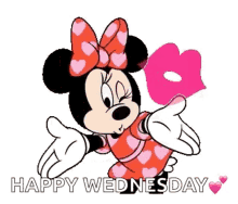 besos minnie mouse kisses happy wednesday cute