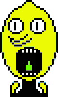 Lemonade Screaming Sticker - Lemonade Screaming Panic Stickers