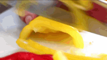 파프리카 썰기 노랑 요리 집밥백선생 GIF - Cut Paprika Yellow Paprika GIFs