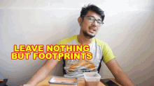 Leave Nothing But Footprints Cj Estrada GIF - Leave Nothing But Footprints Cj Estrada Magiwan Ng Marka GIFs