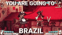 You Are Going To Brazil Fight GIF - You Are Going To Brazil Fight Girls GIFs