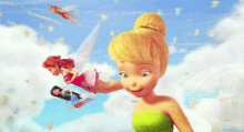 Flying Tinkerbell GIF - Flying Tinkerbell Wow GIFs