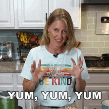 Yum Yum Yum Jill Dalton GIF - Yum Yum Yum Jill Dalton The Whole Food Plant Based Cooking Show GIFs