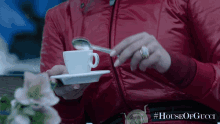Hot Coffee In Cold Weather Patrizia Reggiani GIF - Hot Coffee In Cold Weather Patrizia Reggiani Lady Gaga GIFs
