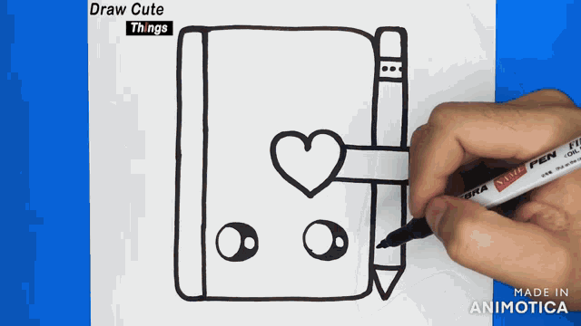 Draw Cute Things How To Draw GIF - Draw Cute Things How To Draw ...