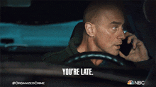You'Re Late Detective Elliot Stabler GIF - You'Re Late Detective Elliot Stabler Christopher Meloni GIFs