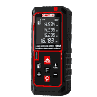 a black and red device that says duramini on the top of it