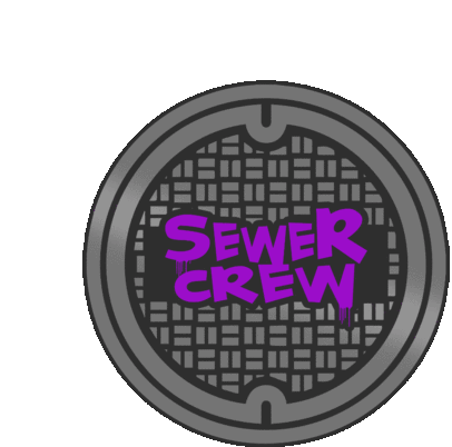 Sewer Crew Twixnkat Sticker - Sewer Crew Twixnkat Stickers