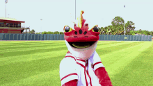Baseball Mascot Milb GIF - Baseball Mascot Milb Fire Frogs GIFs