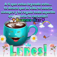 Feliz Lunes Cafe GIF - Feliz Lunes Cafe Coffee GIFs