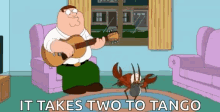 It Takes Two To Tango Family Guy GIF - It Takes Two To Tango Family Guy Dancing GIFs