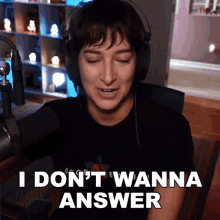 I Dont Wanna Answer That Question Alli Speed GIF - I Dont Wanna Answer That Question Alli Speed Feralwife GIFs