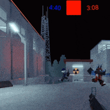 a video game is being played at 3:40