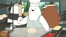 We Bare Bears Ice Bear GIF - We Bare Bears Ice Bear Chef GIFs