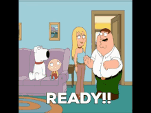 Ready Family Guy GIF - Ready Family Guy Peter Griffin GIFs