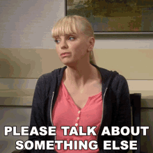 Please Talk About Something Else Christy GIF - Please Talk About Something Else Christy Anna Faris GIFs