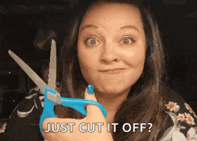 Tracey Matney Cut It Out GIF - Tracey Matney Cut It Out Scissors GIFs