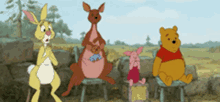 Winnie The Pooh Piglet And Boing GIF - Winnie The Pooh Piglet And Boing Sit Down GIFs