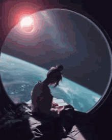 Aesthetic Outer Space GIF - Aesthetic Outer Space Girl GIFs