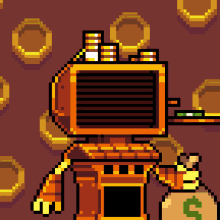 Pc Posse Pc Posse Cash GIF - Pc Posse Pc Posse Cash Money Robot GIFs