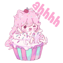 pink macaroonz ahhhh cute tantrum cupcake