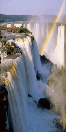 Nature Rainbow GIF - Nature Rainbow Waterfalls GIFs