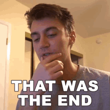That Was The End Casey Frey GIF - That Was The End Casey Frey Its The End GIFs