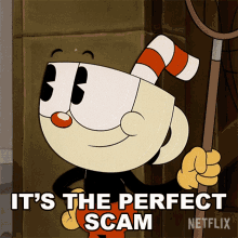 Its The Perfect Scam Cuphead GIF - Its The Perfect Scam Cuphead Cuphead Show GIFs
