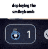 a meme about deploying the smiley bomb on a phone
