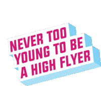 Never Tooy Yung Fly High Sticker - Never Tooy Yung Fly High High Flyer Stickers