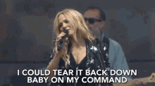 I Could Tear It Back Down Baby On My Command Singing GIF - I Could Tear It Back Down Baby On My Command Tear It Back Down On My Command GIFs