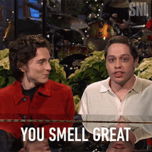 You Smell Great Oh Thanks Timothée Chalamet GIF - You Smell Great Oh Thanks Timothée Chalamet Monologue GIFs