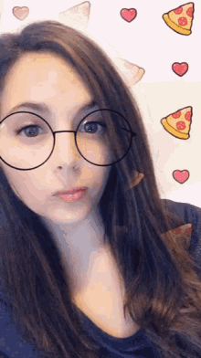 Pizza Face Marie1 GIF - Pizza Face Marie1 Snap Chat GIFs