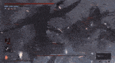 a screenshot of a video game shows a monster with the letters a and b on it