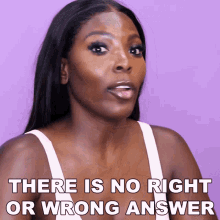 There Is No Right Or Wrong Answer Ami Dunni Mcclure GIF - There Is No Right Or Wrong Answer Ami Dunni Mcclure The Mighty Mcclures GIFs