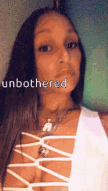 Mechelle Lewis Unbothered GIF - Mechelle Lewis Unbothered Fix Hair GIFs