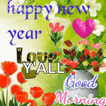Happy New Year Love Good Morning GIF - Happy New Year Love Good Morning Sharechat GIFs