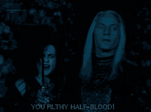 Filthy Half Blood GIF - Harry Potter Angry You Filthy Half Blood GIFs