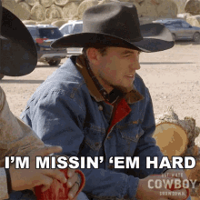 Im Missin Em Hard Chris Becker GIF - Im Missin Em Hard Chris Becker Ultimate Cowboy Showdown GIFs