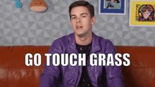 Game Theory Matpat GIF - Game Theory Matpat Touch Grass GIFs