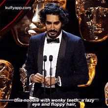  this noodle with wonky teeth a%27lazyeye and floppy hair dev patel hindi kulfy