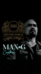 a poster that says welcome to rhythm rebels official room max g captain