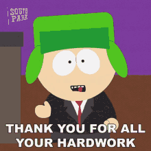Thank You For All Your Hardwork Kyle Broflovski GIF - Thank You For All Your Hardwork Kyle Broflovski South Park GIFs
