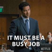 It Must Be A Busy Job Mickey Haller GIF - It Must Be A Busy Job Mickey Haller Lincoln Lawyer GIFs