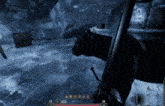 a screenshot of a video game shows a black panther in the water