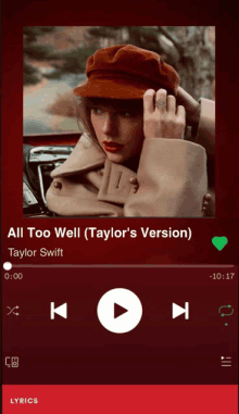 Taylo All Too Well GIF - Taylo All Too Well Taylor Version GIFs