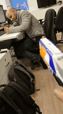 Nerf Gun Shoot GIF - Nerf Gun Shoot Fire GIFs