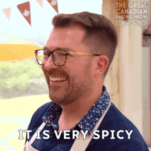 It Is Very Spicy Andrew GIF - It Is Very Spicy Andrew The Great Canadian Baking Show GIFs