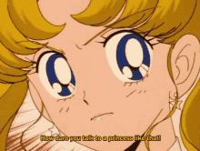 rude offended sailor moon princess
